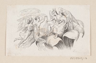 Illusztráció a "Tommelise"-hoz H.C. Andersen, "Tündérmesék és történetek", 1. kötet alkotó: H.P. Hansen
