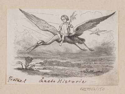 Illusztráció "Az év története" című filmhez H.C. Andersen, "Tündérmesék és történetek", 2. kötet alkotó: H.P. Hansen