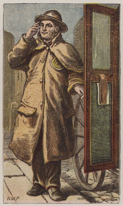 Cabman (színes litó) alkotó: H.W. (after) Petherick
