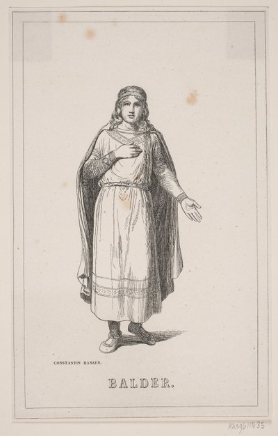 Fenék. Illusztráció Fabricius Dánia története című művéhez, 1, 119. alkotó: H. C. Henneberg