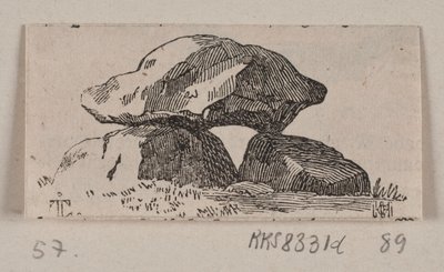 Illusztráció a "Kőemlékművekhez" alkotó: H. C. Henneberg