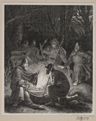Illusztráció Fabricius Dánia történelméhez. alkotó: H. C. Henneberg