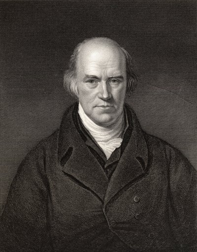 Davies Gilbert, a Royal Society elnöke, J. Thompson metszet, a National Portrait Gallery II. kötetéből, 1835 körül megjelent alkotó: H. Howard