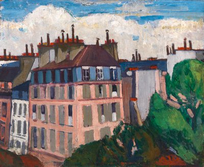 Rooftops, Párizs, 1909-1912. alkotó: H Lyman Sayen