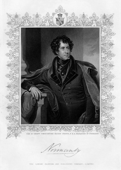 Constantine Henry Phipps, Normandia márquess, 19. század alkotó: H. Robinson