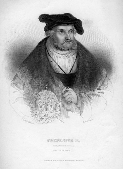 III. Frigyes, Szászország választófejedelme, 1463-1525. alkotó: H. Robinson