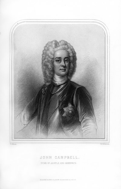 John Campbell, Argyll és Greenwich hercege, skót katona és államférfi, 1870. alkotó: H. Robinson