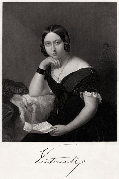 Viktória királynő, 19. század alkotó: H. Robinson