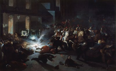 Orsini merénylete az Opéra előtt január 14-én alkotó: H. Vittori Romano