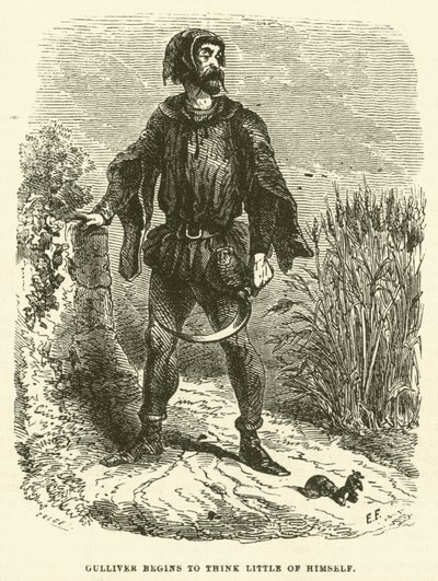 Gulliver kezd keveset gondolni magára (metszet) alkotó: after Hablot Knight Browne