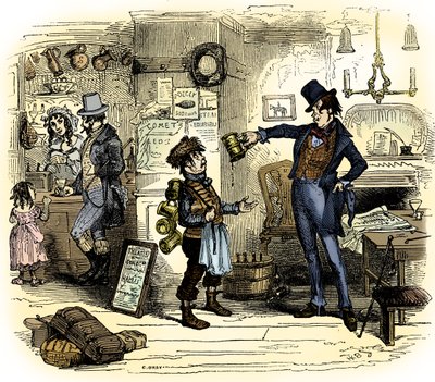 Charles Dickens "The Old Curiosity Shop" alkotó: Hablot Knight Browne
