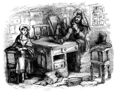 Charles Dickens "The Old Curiosity Shop" alkotó: Hablot Knight Browne