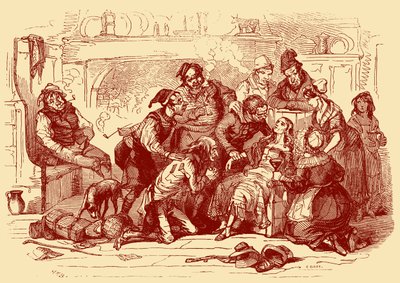 Charles Dickens "The Old Curiosity Shop" alkotó: Hablot Knight Browne