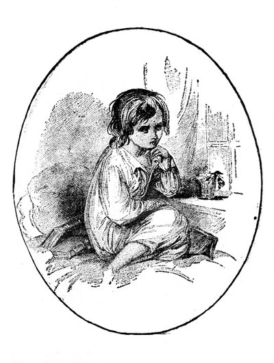 Kis Paul a Dombey & Son-ból, Charles Dickenstől alkotó: Hablot Knight Browne