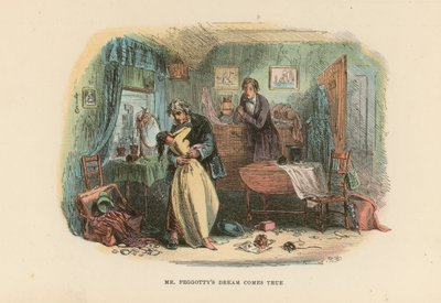 Illusztráció David Copperfield számára alkotó: Hablot Knight Browne