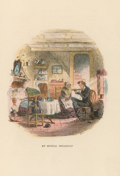Illusztráció David Copperfield számára alkotó: Hablot Knight Browne