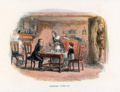 Illusztráció David Copperfield számára alkotó: Hablot Knight Browne
