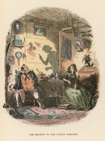 Illusztráció Dombey és fia számára alkotó: Hablot Knight Browne