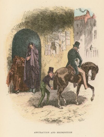 Illusztráció Dombey és fia számára alkotó: Hablot Knight Browne