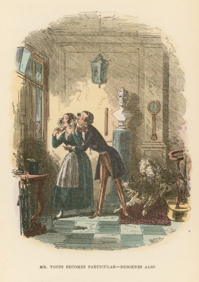 Illusztráció a Dombey és fiához alkotó: Hablot Knight Browne