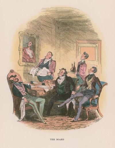 Illusztráció Martin Chuzzlewit számára alkotó: Hablot Knight Browne