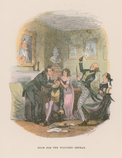 Illusztráció Martin Chuzzlewit számára alkotó: Hablot Knight Browne
