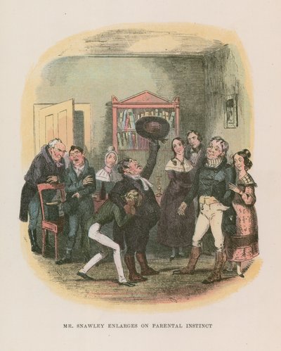 Illusztráció Nicholas Nickleby számára alkotó: Hablot Knight Browne