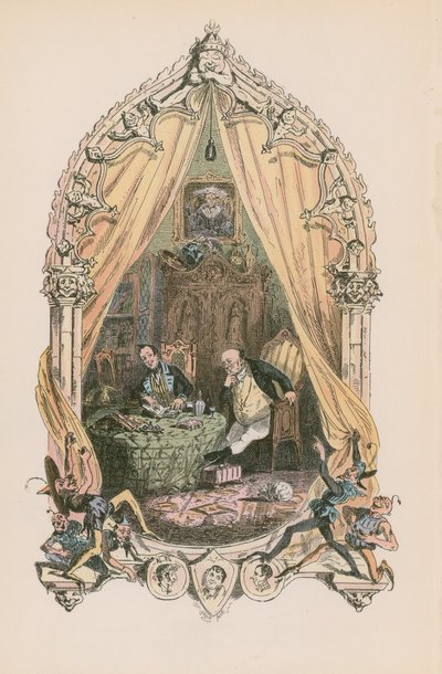 Illusztráció a Pickwick Papers számára alkotó: Hablot Knight Browne