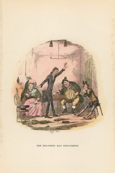 Illusztráció a Pickwick Papers számára alkotó: Hablot Knight Browne
