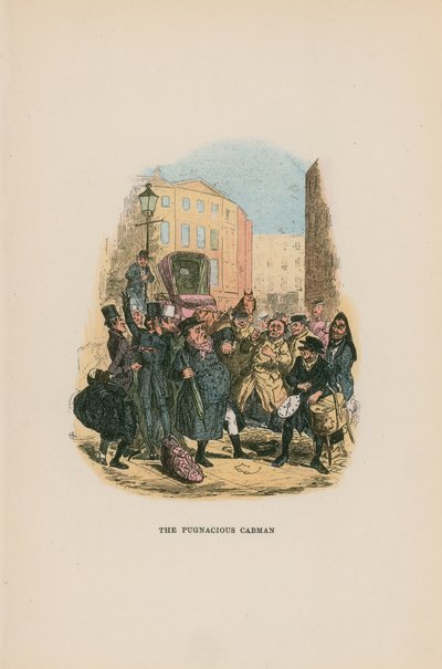 Illusztráció a Pickwick Papers számára alkotó: Hablot Knight Browne