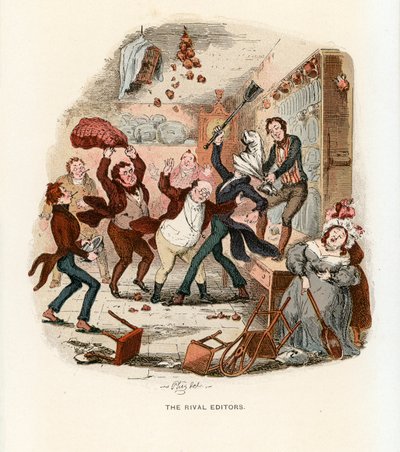 Illusztráció a Pickwick-papírokhoz alkotó: Hablot Knight Browne