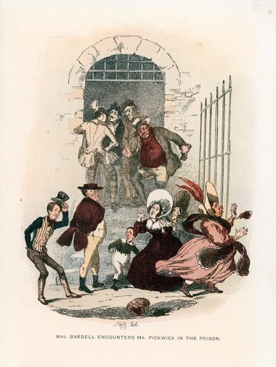 Illusztráció a Pickwick-papírokhoz alkotó: Hablot Knight Browne