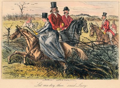 Hadd próbáljam ki őket mondta Lucy, 1865 alkotó: Hablot Knight Browne