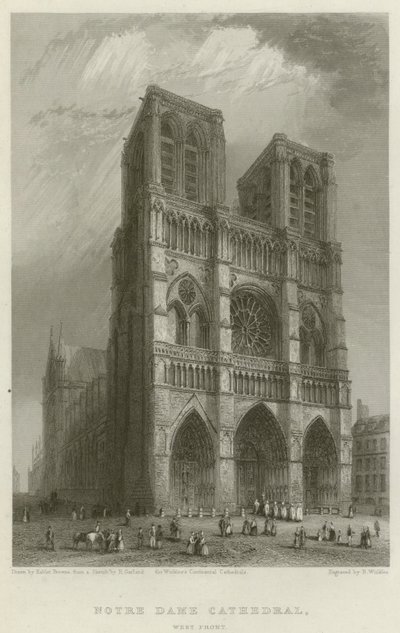 Notre Dame katedrális, nyugati front alkotó: Hablot Knight Browne