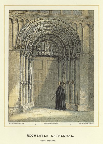 Rochesteri székesegyház, nyugati kapu alkotó: Hablot Knight Browne