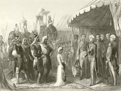 Dhuleep Singh maharadzsah beadványa Sir Henry Hardinge-nak alkotó: Hablot Knight Browne