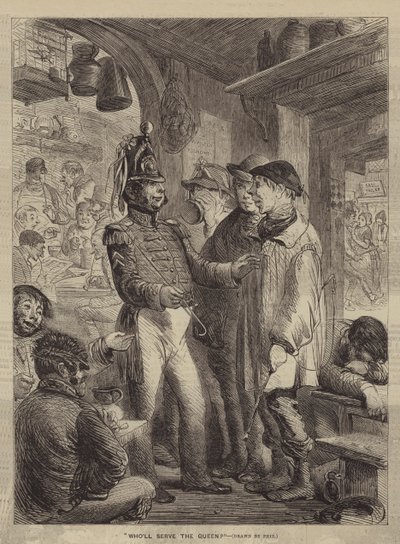 Ki szolgálja a királynőt? alkotó: Hablot Knight Browne