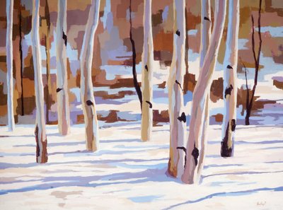 Fúga kékben, 2017 körül (olaj, vászon) alkotó: Hadley Rampton