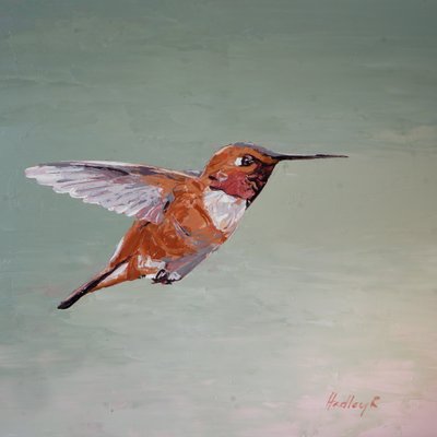 Red Barron, 2025 körül (olaj, tábla) alkotó: Hadley Rampton