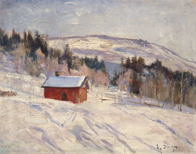Aulestadból alkotó: Halfdan Frithjof Strom