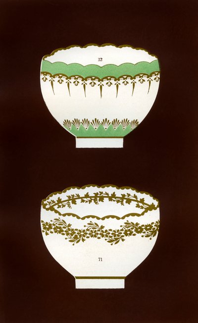 Derby minták, 1876. alkotó: Hall and England