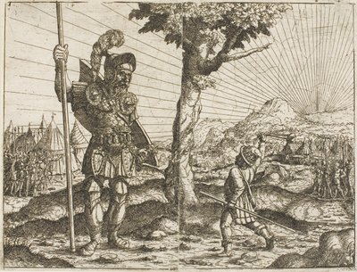 Dávid és Góliát alkotó: Hanns Lautensack