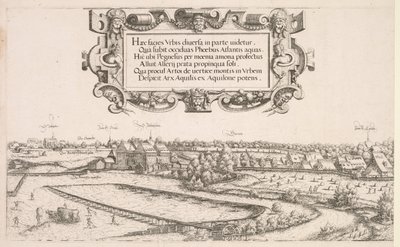 Panorámás kilátás Nürnbergre: bal oldali rész alkotó: Hanns Lautensack