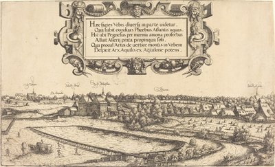 Nürnberg kilátása nyugat felől [bal oldal] alkotó: Hanns Lautensack