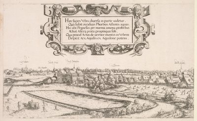 Nürnbergi panoráma: bal oldali rész, 1552. alkotó: Hanns Sebald Lautensack