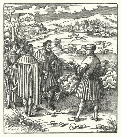 I. Maximilián császár, 1496 körül (metszet) alkotó: Hans (after) Burgkmair