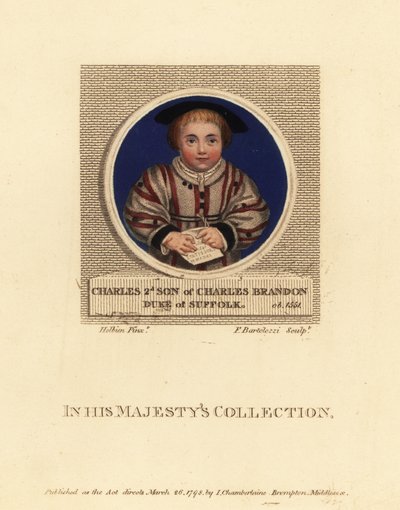 Charles Brandon, Suffolk 3. hercege alkotó: Hans (after) Holbein the Younger