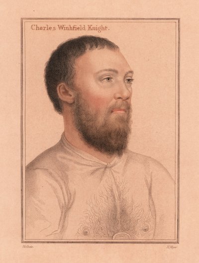 Charles Wingfield a kimboltoni kastélyból, 1812 (metszet) alkotó: Hans (after) Holbein the Younger