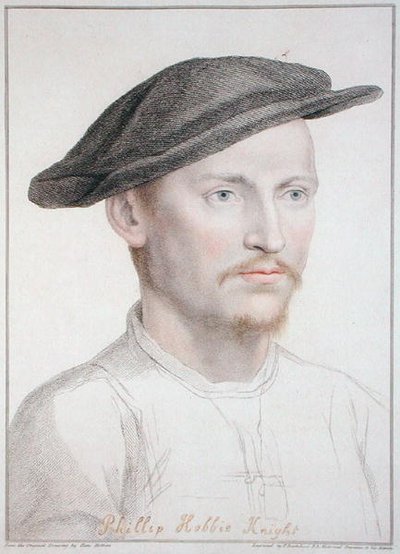 Philip Hobbie, Francesco Bartolozzi (1727-1815) metszete 1796 (metszet) alkotó: Hans (after) Holbein the Younger