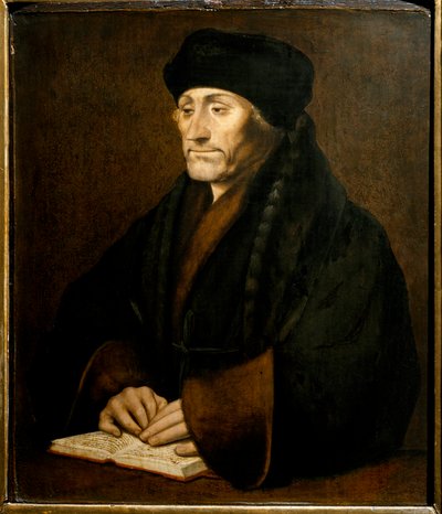 Didier Erasme (Rotterdami Erasmus) (1469 - 1536), holland humanista portréja. Holbein Hans, the Young (1497-1543) eredeti festménye, Galleria Sabauda Turin ©Luisa Ricciarini/Leemage alkotó: Hans (after) Holbein the Younger